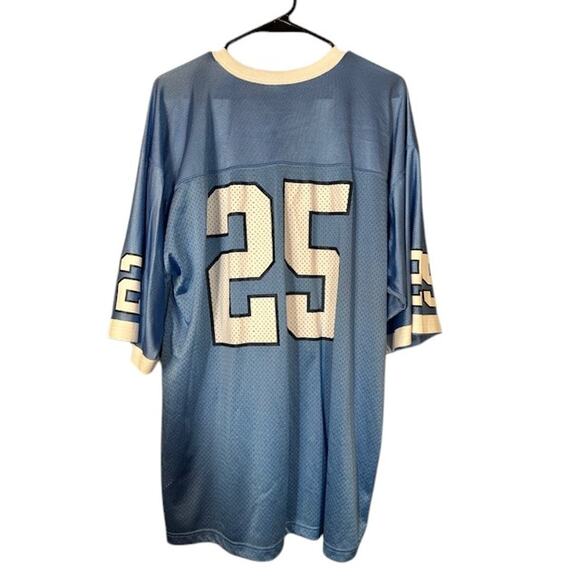 Nike Baby Blue North Carolina #25 Tar Heels Short Sleeve Jersey Men Sz XL - Picture 2 of 9